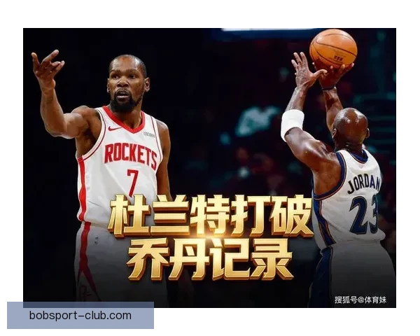 火箭更衣室泼水庆祝杜兰特超越乔丹 赤膊领取比赛用球回忆经典时刻